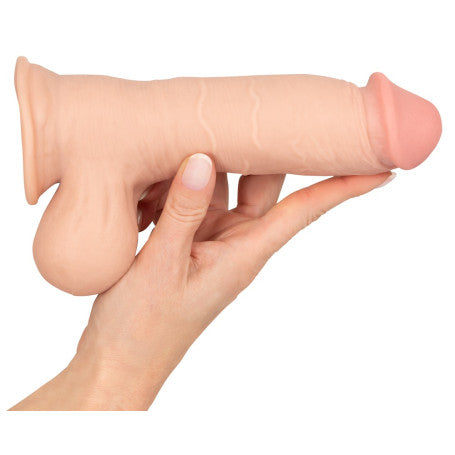 FALLO REALISTICO CON VENTOSA DILDO WITH MOVEABLE SKIN