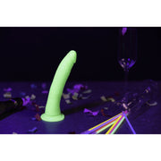 FALLO REALISTICO CON VENTOSA SLIM DILDO SUCTION CUP GITD 20 CM NEON GREEN