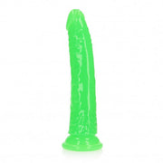 FALLO REALISTICO CON VENTOSA SLIM DILDO SUCTION CUP GITD 20 CM NEON GREEN